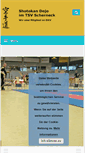 Mobile Screenshot of karatecoburg.de